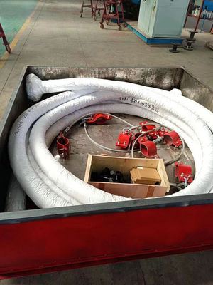 4 Zoll 5000psi Coflexip Schlauch Ozonwiderstand mit Flanschen beide Enden API 16C