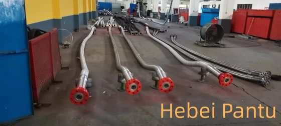 3 1/8&quot; geflanscht, Schlauch 5.000 P/in Coflexip für Drosselklappenlinie mit schützender flexibler Abdeckung des Edelstahls