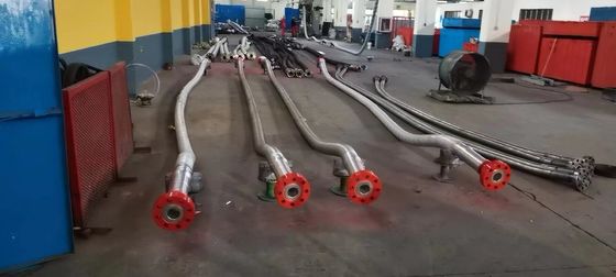 3 &quot;900LB Flansch 3 1/2&quot; ID Hochdruck Coflexip Schlauch 5000 Psi Brandschutzschlauch für Ölfeld API 16C