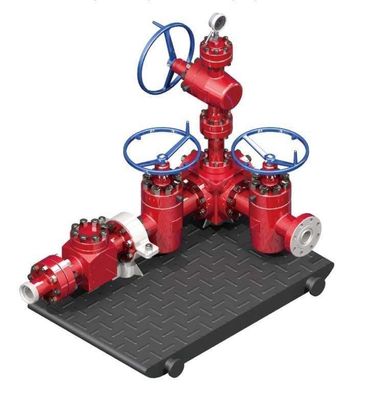 Ölfeld-Bohrprüfungs-Drossel-Tod-Manifold 2 1/16 Zoll 3000psi