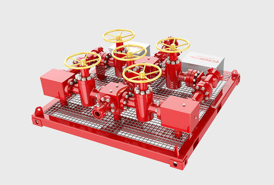 API 16C 3000psi Ölfeld Bohrkopf Schlucken und Töten Manifold mit Ventilen