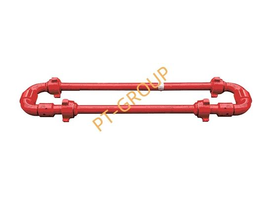 2 &quot;-5000 psi Arbeitsdruck Chicksans Anschlüsse 12&quot; Länge
