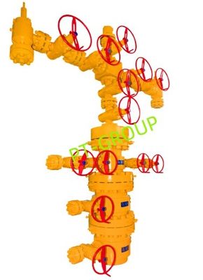 API 6A Korrosionsschutz Split Wellhead und Weihnachtsbaum 2 1/16 &quot; - 7 1/16 &quot;
